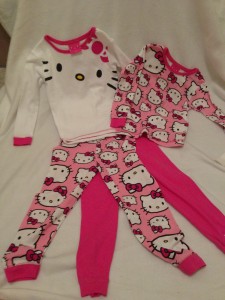 Size 4 Hello Kitty Pajamas