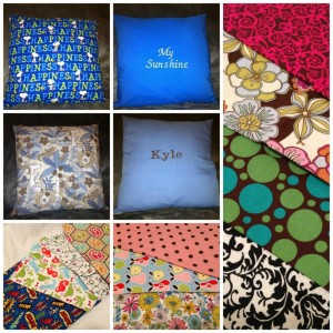 $25 Custom 16 x 16 Pillow (sorry brown with polka dots sold out)